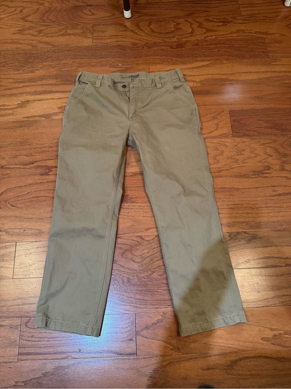 Carhartt Men's Straight-Leg Khaki Chino Pants - Light Olive/Tan